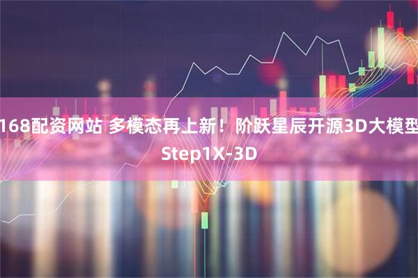 168配资网站 多模态再上新！阶跃星辰开源3D大模型Step1X-3D
